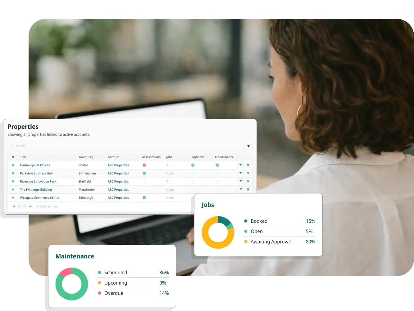 montage of octopus app screenshots